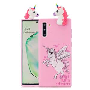 huismerk Voor Galaxy Note 10 + schokbestendige cartoon TPU beschermende case (Eenhoorn)