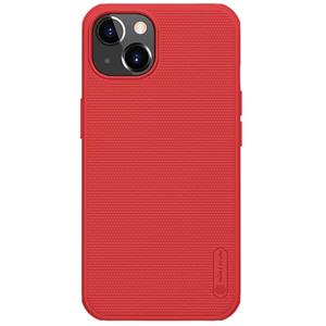 NILLKIN Super Frosted Shield Pro PC + TPU beschermhoes voor iPhone 13 mini (rood)