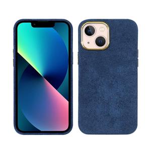 huismerk Pluche Rowout PU-telefooncase voor iPhone 13 Mini