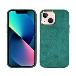 huismerk Pluche Ruwuit PU-telefooncase voor iPhone 13 Mini