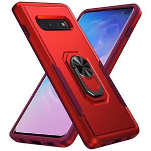 huismerk Voor Samsung Galaxy S10 Pioneer Armor Heavy Duty PC + TPU Houder Phone Case