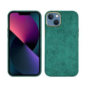 huismerk Pluche Rowout PU-telefooncase voor iPhone 13