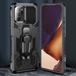 huismerk Voor Samsung Galaxy Note 20 Ultra Machine Armor Warrior Shockproof PC + TPU Beschermhoes(Zwart)