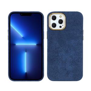 huismerk Pluche Rowout PU-telefooncase voor iPhone 13 Pro