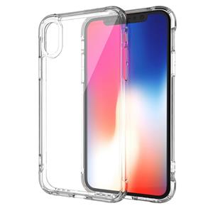 huismerk Transparante acryl + TPU airbag schokbestendig geval voor iPhone XS/X (transparant)