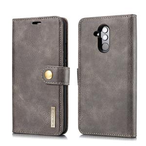 huismerk Dg. MING Crazy Horse textuur Flip afneembare magnetische lederen case voor Huawei mate 20 Lite/Maimang 7 met houder & kaartsleuven & portemonnee (gri