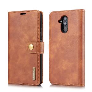 huismerk Dg. MING Crazy Horse textuur Flip afneembare magnetische lederen case voor Huawei mate 20 Lite/Maimang 7 met houder & kaartsleuven & portemonnee (bru