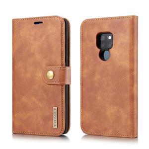 huismerk Dg. MING Crazy Horse textuur Flip afneembare magnetische lederen case voor Huawei mate 20 met houder & kaartsleuven & portemonnee (bruin)
