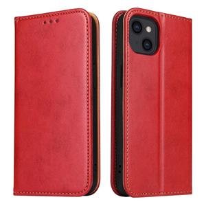 fierreshann Fierre Shann PU lederen textuur horizontale flip lederen tas met houder & kaart slots & portefeuille voor iphone 13