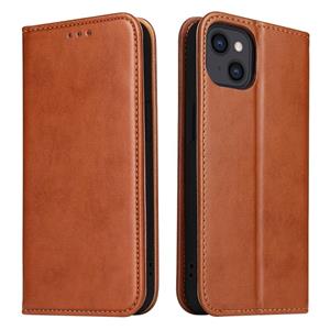 fierreshann Fierre Shann PU lederen textuur horizontale flip lederen tas met houder & kaart slots & portemonnee voor iphone 13