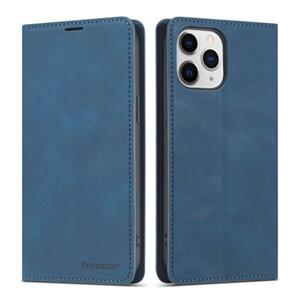 Forwenw Dream Series magnetische olie rand horizontale flip lederen geval met houder & kaartsleuf & fotolijst & portemonnee voor iPhone 13 Pro (blauw)