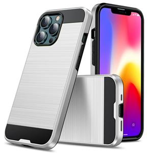 huismerk Brushed Texture Shockproof Protective Case For iPhone 13 mini(White)