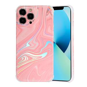 huismerk Laser Marble TPU Telefoonhoesje voor iPhone 13 Pro Max