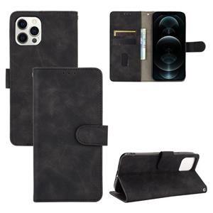 huismerk Effen kleur huid voelt magnetische gesp horizontale flip kalf textuur pu lederen tas met houder & kaart slots & portemonnee voor iphone 13 pro max