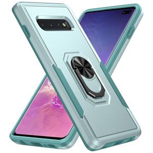 huismerk Voor Samsung Galaxy S10 + Pioneer Armor Heavy Duty PC + TPU Houder Phone Case