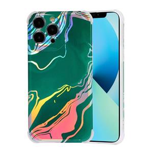 huismerk Laser Marble TPU Telefoonhoesje voor iPhone 13 Pro Max