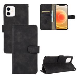 huismerk Effen kleur huid voelt magnetische gesp horizontale flip kalf textuur pu lederen tas met houder & kaart slots & portefeuille voor iphone 13 pro