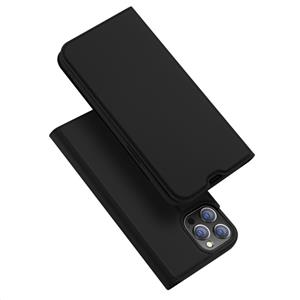 duxducis DUX DUCIS Skin Pro Series Shockproof Horizontal Flip Leather Case with Holder & Card Slots For iPhone 13 Pro(Black)