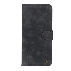 huismerk Voor iPhone 12 Antelope Texture Magnetic Buckle Horizontale Flip PU Lederen case met KaartSlots & Wallet & Holder(Zwart)