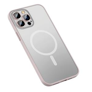 huismerk Magsafe Matte Phone Case voor iPhone 13 Pro (Pink)