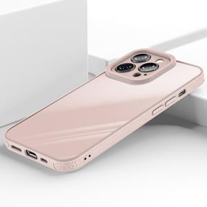 huismerk PC + TPU Shockproof Case voor iPhone 13 (Pink)