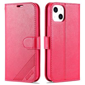 Azns Sheepskin Texture Horizontale Flip Leren Case met Houder & Kaart Slots & Portemonnee voor iPhone 13