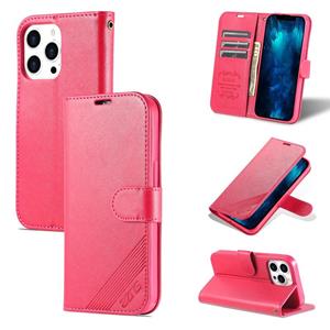 AZNS Sheepskin Texture Horizontale Flip Leren Case Met Houder & Card Slots & Portemonnee voor iPhone 13 Pro