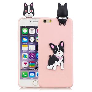 huismerk Voor iPhone 6 plus & 6s plus 3D Cartoon patroon schokbestendige TPU beschermende case (schattige hond)