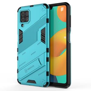 huismerk Voor Samsung Galaxy M32 Punk Armor 2 in 1 pc + TPU Shockproof Case met onzichtbare houder