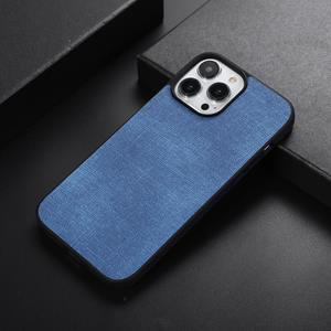 huismerk Brugg textuur PU+TPU+PC Shockproof -telefoonhoesje voor iPhone 13 Pro Max