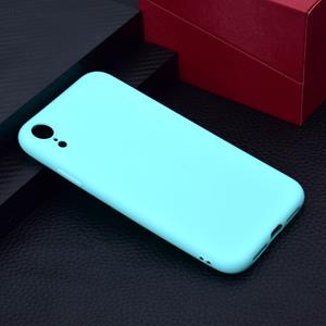 Huismerk Voor iPhone XR Candy Color TPU case (groen)