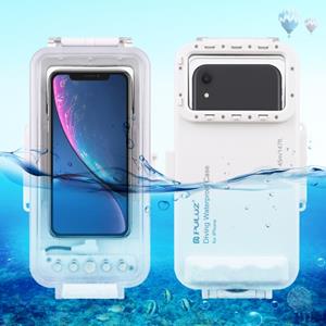 PULUZ 45m waterdichte duiken huisvesting foto video nemen onderwater Cover Case voor iPhone 11 iPhone X iPhone 8 & 7 iPhone 6 & 6S iOS 13 1 of oud