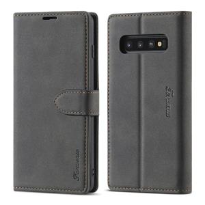 huismerk Voor Sharp Aquos Sense3 Lite SH-RM12 Solid Color Skin Feel Magnetic Buckle Horizontal Flip Calf Texture PU Leather Case met Holder & Card Slots & Wall