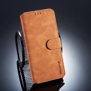 Huismerk Dg. MING retro olie kant horizontale flip case voor Huawei mate 20 Pro met houder & kaartsleuven & portemonnee (bruin)
