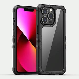 huismerk Transparante pc + TPU-schokbestendige telefooncase voor iPhone 13