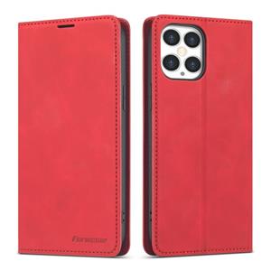 Forwenw Dream Series Magnetic Oil Edge Horizontale Flip Lederen case met Houder & Card Slot & Photo Frame & Wallet Voor iPhone 12 / 12 Pro(Rood)