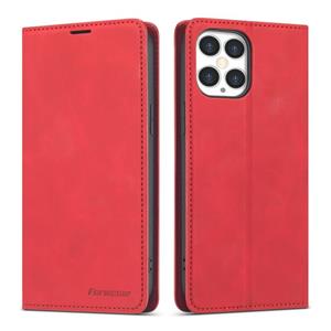 Forwenw Dream Series Magnetic Oil Edge Horizontale Flip Lederen case met Houder & Card Slot & Photo Frame & Wallet Voor iPhone 12 Pro Max(Rood)