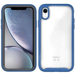 huismerk Starry Sky Solid Color Series Shockproof PC + TPU beschermhoes voor iPhone XR (Royal Blue)