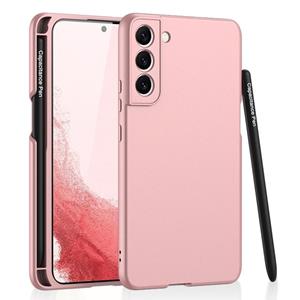 Voor Samsung Galaxy S22 + 5G GKK Ultra-Thin Skin Feel Phone Case met Side Pen Slot & Stylus (Pink)