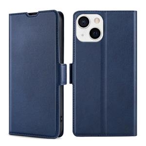 huismerk Ultra-dunne spanning Side Buckle PU + TPU Horizontale Flip Lederen Case met Houder & Card Slot voor iPhone 13 Mini