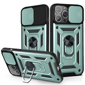 huismerk Schuifcamera Cover Design TPU + PC Beschermhoes voor iPhone 13 Mini