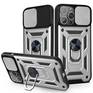 huismerk Schuifcamera Cover Design TPU + PC Beschermende behuizing voor iPhone 13 Mini