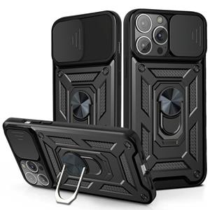 huismerk Schuifcamera Cover Design TPU + PC-beschermhoes voor iPhone 13 Pro Max