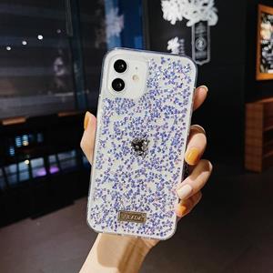 SULADA Colorful Diamond Series Shockproof TPU Protective Case For iPhone 13(Purple)