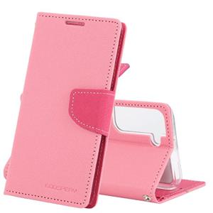 For Samsung Galaxy S22 5G GOOSPERY FANCY DIARY Cross Texture Leather Phone Case(Pink)