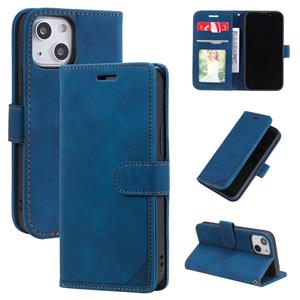 huismerk Huid voelt anti-diefstal borstel horizontale flip lederen telefooncase voor iphone13 mini