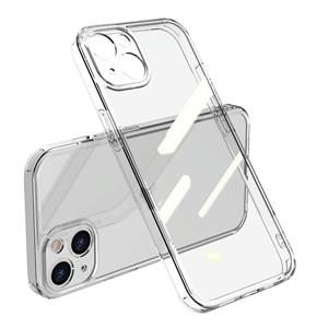 huismerk High Transparent Tempered Glass + TPU Shockproof Case For iPhone 13(Transparent)