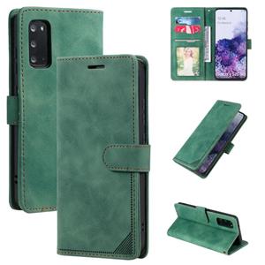 huismerk Voor Samsung Galaxy S20 Skin Feel Anti-Diefstal Borstel Horizontale Flip Leren Telefoonhoes