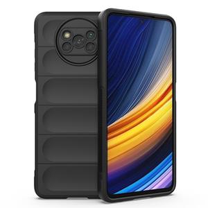 huismerk Voor Xiaomi Poco X3 NFC Magic Shield TPU + Flanel Phone Case