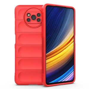 huismerk Voor Xiaomi Poco X3 NFC Magic Shield TPU + Flanel Phone Case